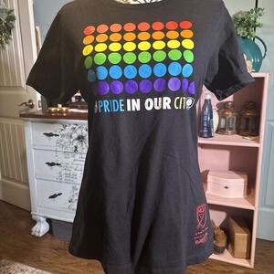 Mitchell & Ness black Orlando City SC Pride In Our City T-shirt Sz XL